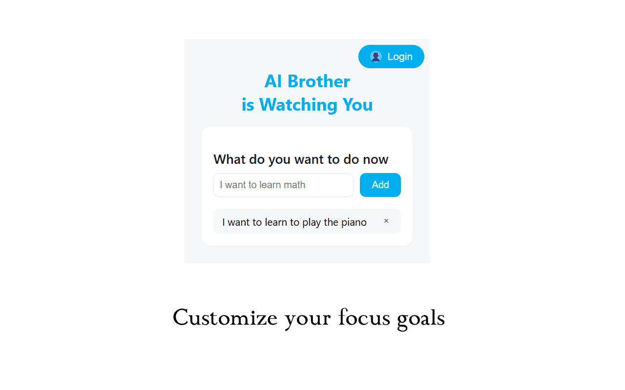 AI Brother Application Demo 1